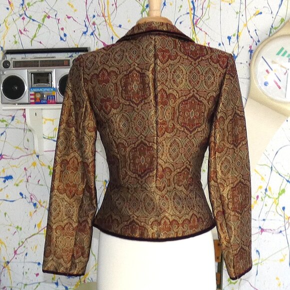 I. C. E. Damask Exquisite Women's Blazer Size 4 - Picture 2 of 6